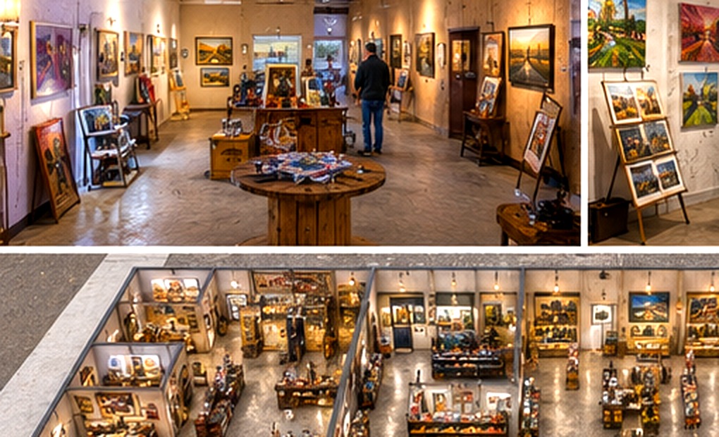 Artist gallery concept